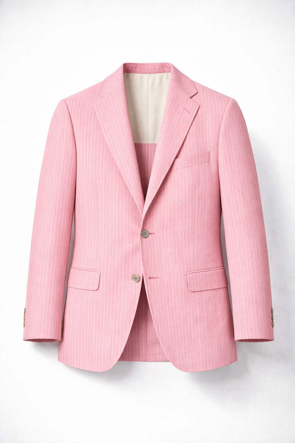 Brent Pinstripe Jacket - Aqua