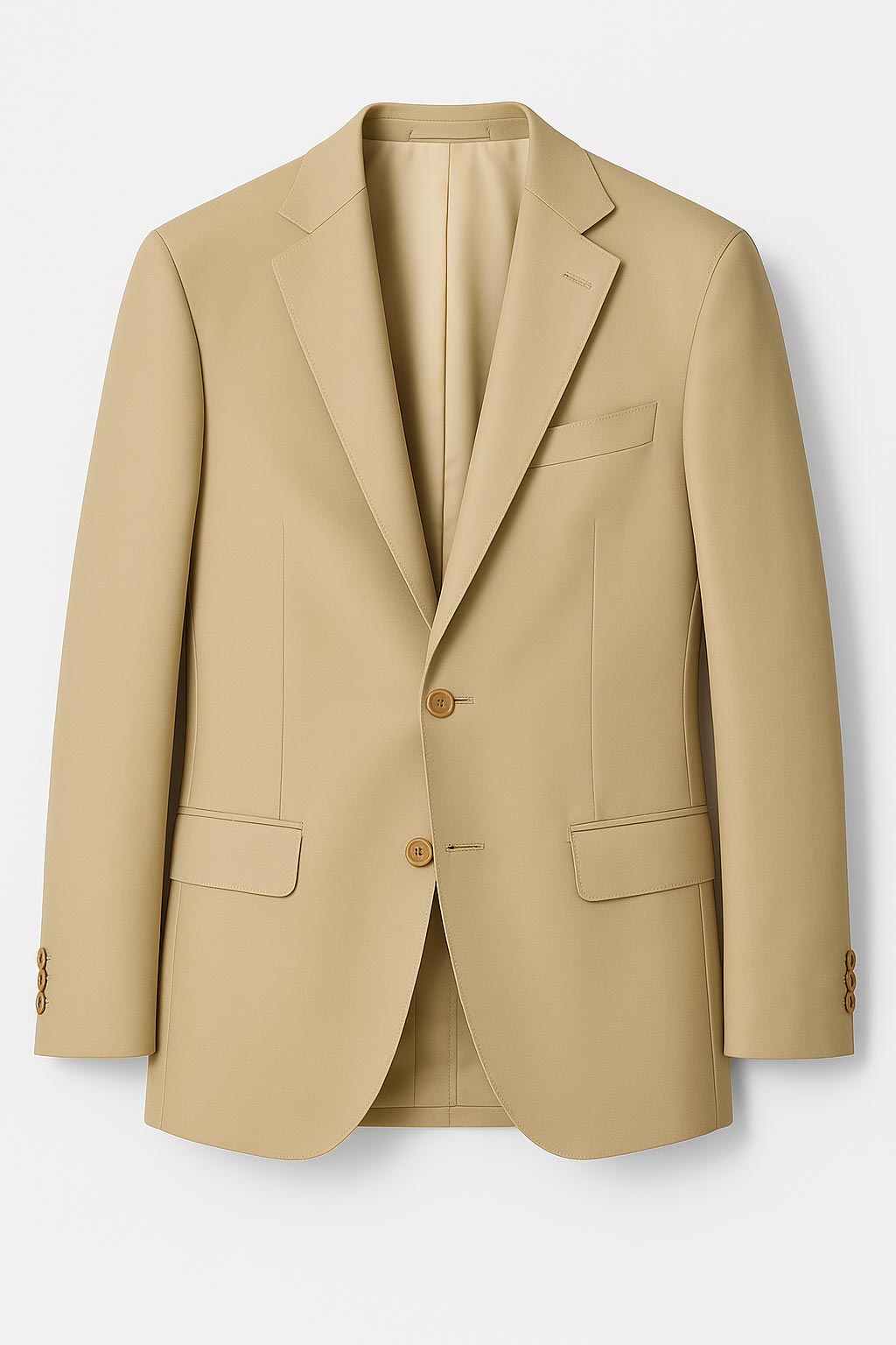 Superfine Wool Jacket - Beige