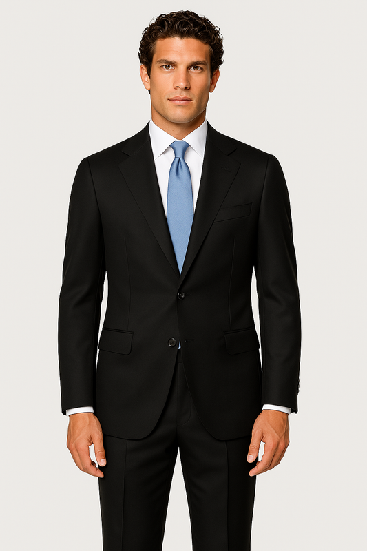 Giacca Lana Superfine Nera