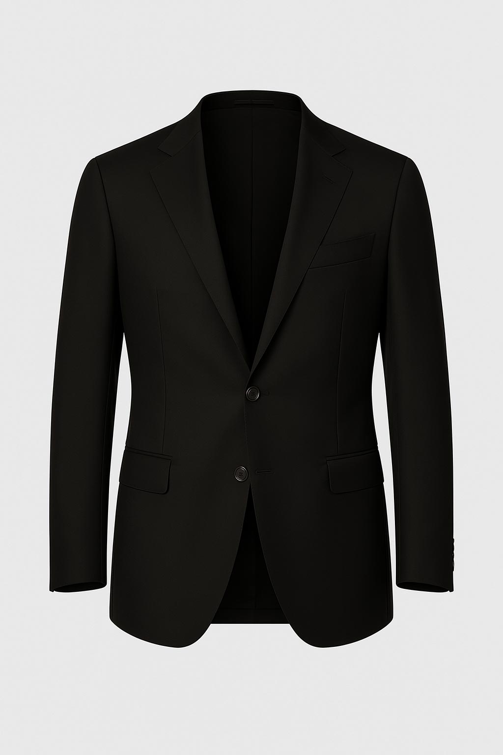 Superfine Wool Jacket - Black