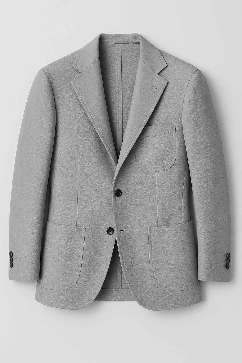 Viscose Blazer - Grey